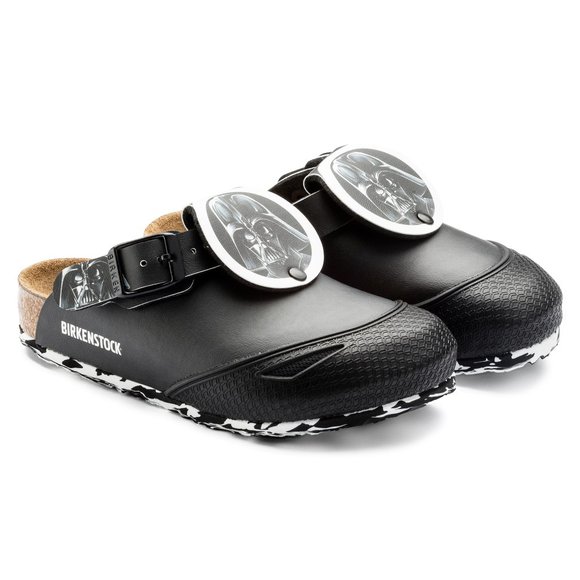 Birkenstock Kid's Birko-Flor Kay Hulk Star Wars Darth Shoes Black … - Picture 6 of 8